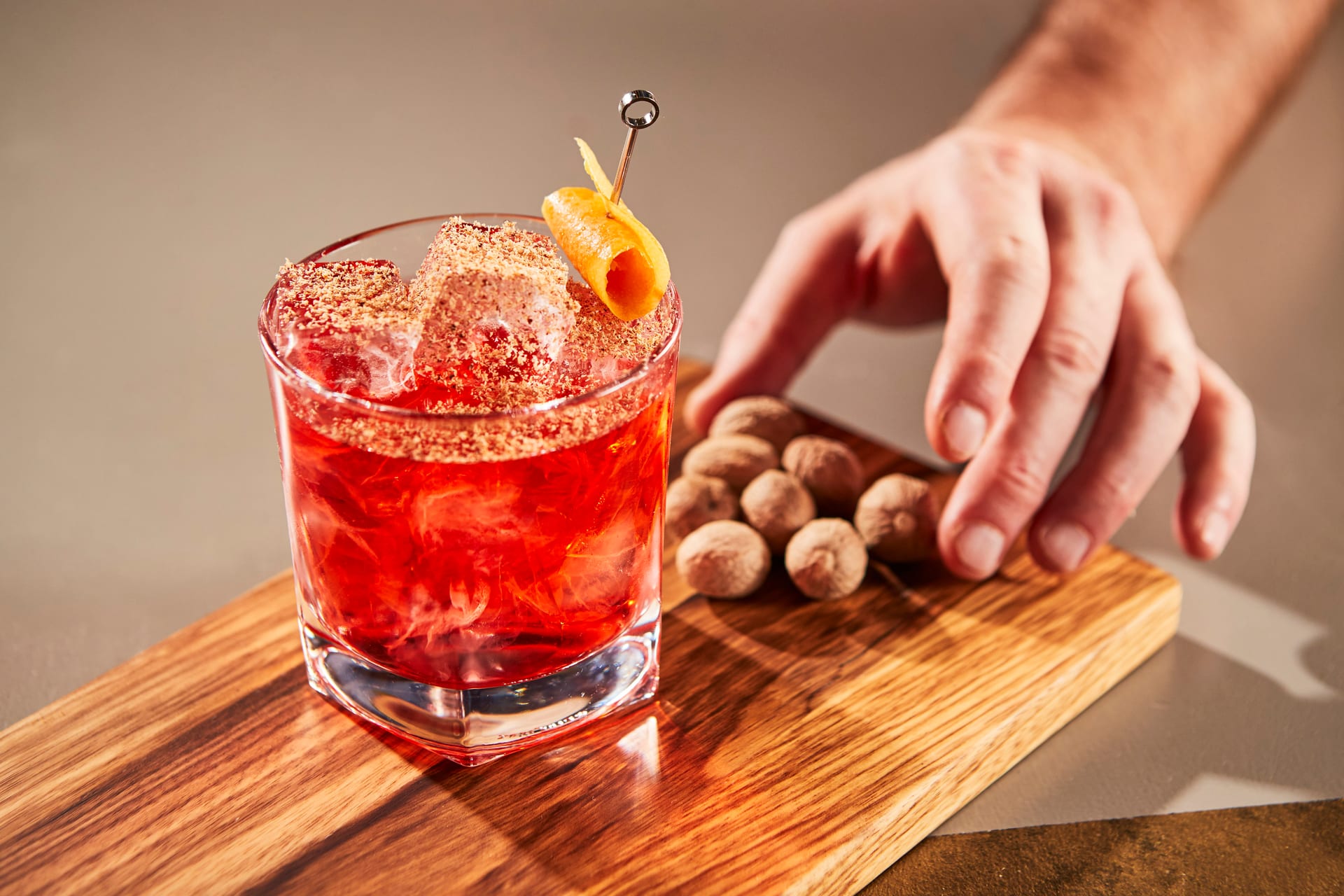 The Cora — signature mezcal cocktail